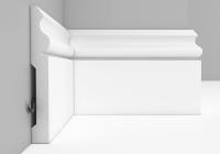 Плинтус напольный из дюрополимера Decomaster A035 (141*15*2000мм)